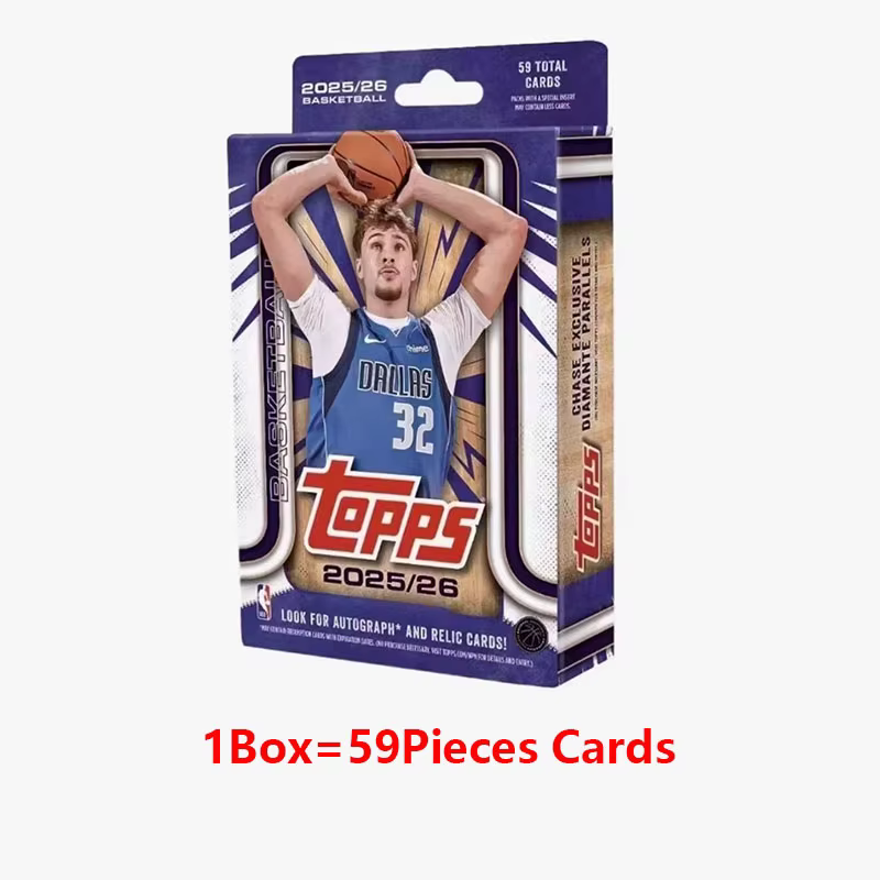 Nouvelle collection de cartes NBA Topps Flagship Mega Hobby Jumbo 25 26, cartes NBA Match Attax, car