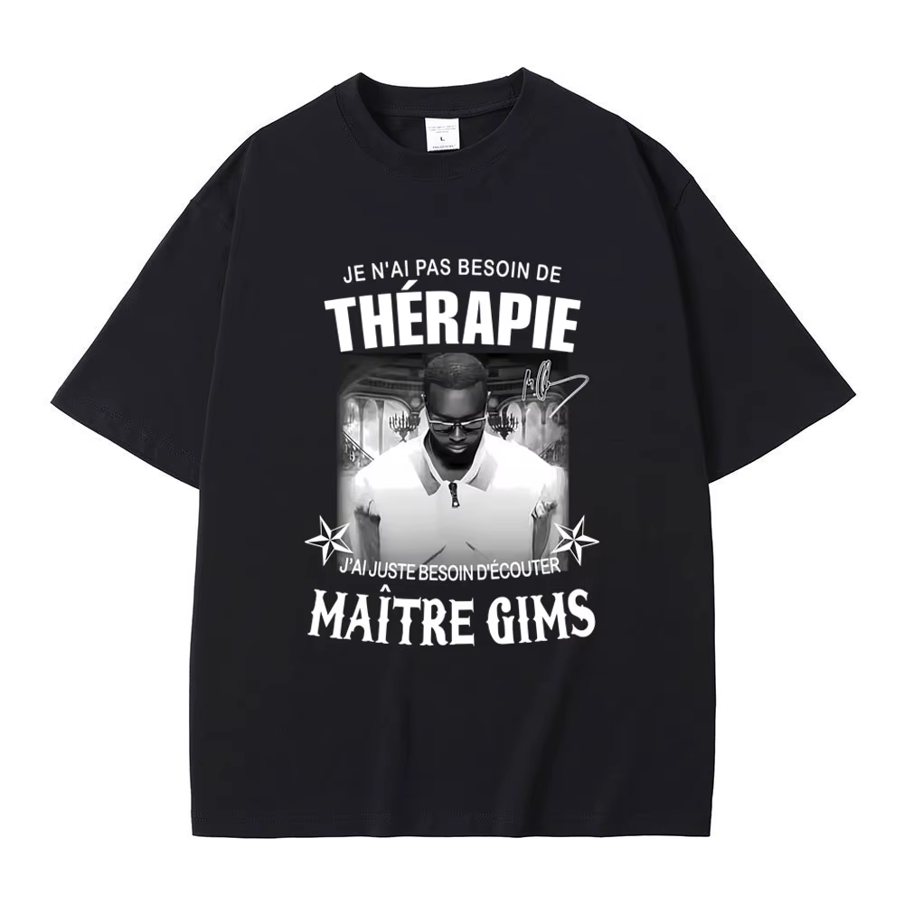 T-shirt du dernier tour du rappeur Gims LES DERNIERES VOLONTES DE MOZART T-shirts graphiques pour ho