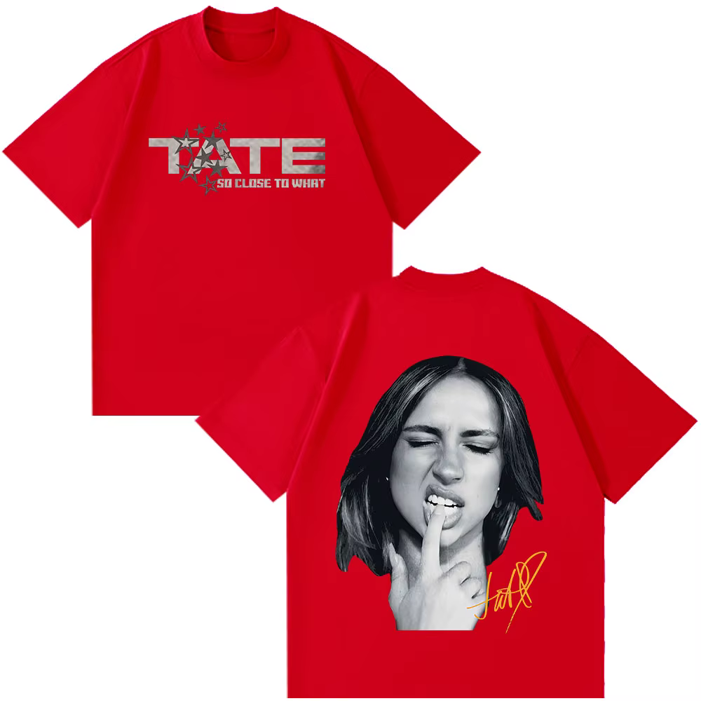 Tate Mcrae Album donc près de ce qui manque possessionnel 2025 Tour du monde T-Shirts hommes femmes 