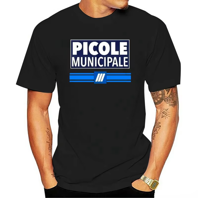 Picole Municipale 3 Standard unisexe T-Shirt hommes été coton doux col rond classique décontracté t-