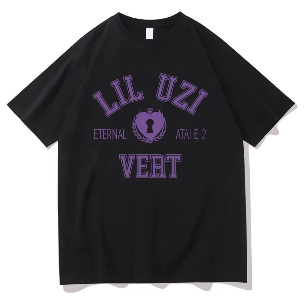 Lil Uzi Vert éternel Atake 2 T-Shirt hommes femmes pur coton mode T-Shirt rappeur Hip Hop chanteur T