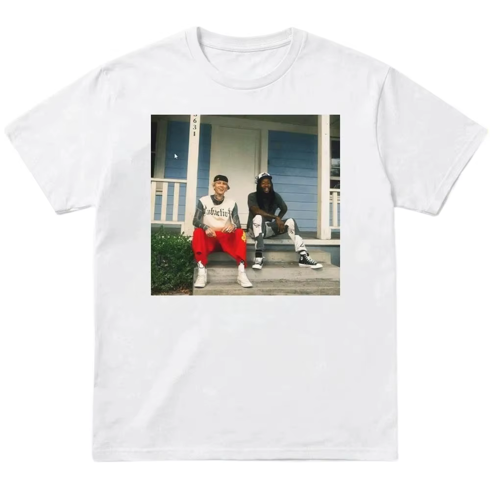 MGK x Wiz Khalifa Blog Era Boyz Album 2026 Merch Nouveau T-shirt 100% Coton Unisexe Homme Femme T-sh