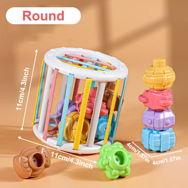 Jouets Montessori pour bébés de 18 mois, développement sensoriel, jouets éducatifs d'apprentissage, 