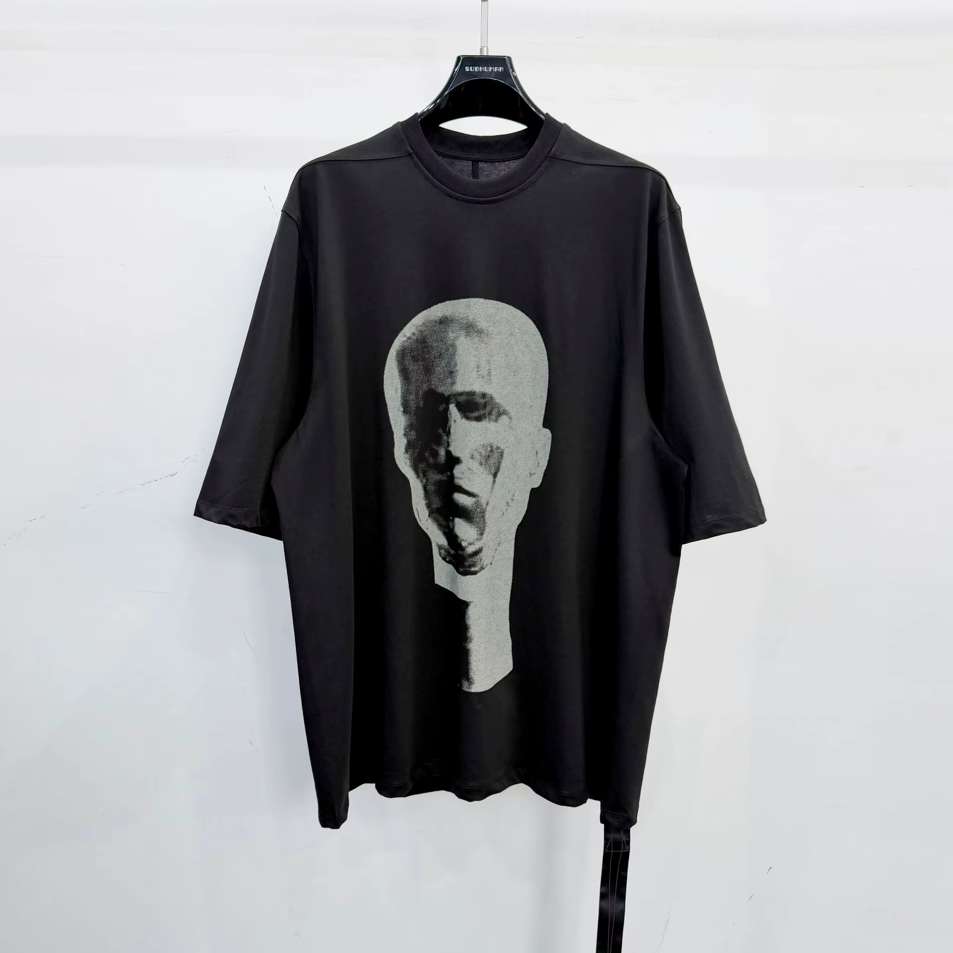 T-shirt Homme Oversize Décontracté 100% Coton Style Gothique Owen Seak – Hauts et T-shirts d'Été Des