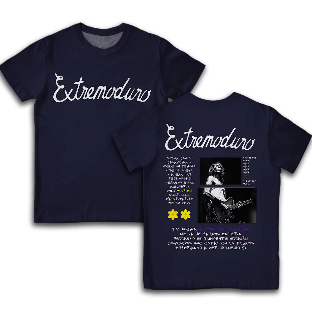 Rock Band Extremoduro 3D impression T-Shirt été hommes respirant décontracté à manches courtes chemi