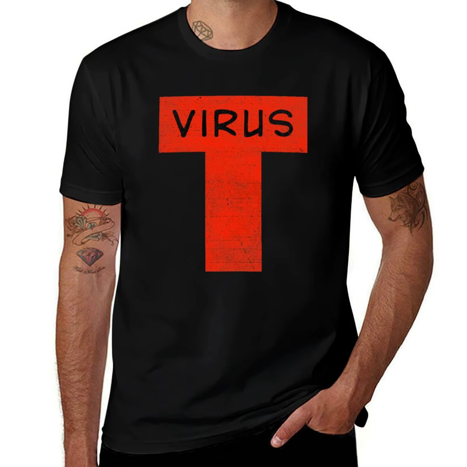 T-virus T-Shirt T-Shirt homme concepteur essentiel T-Shirt hommes T-Shirt coton 100% T-Shirt