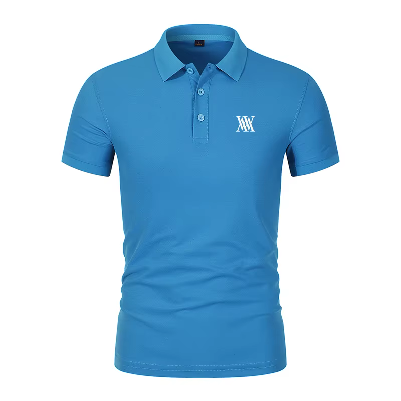 Polo homme à col rabattu anti-gonflement, mode décontractée et professionnelle, polo slim fit, nouve