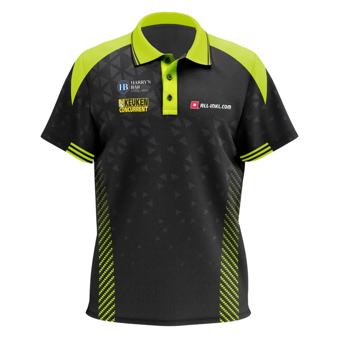 Michael Van Gerwen MVG Stage Polo Dart Shirt Impression 3D Sport Séchage Rapide T-shirt Homme Vêteme