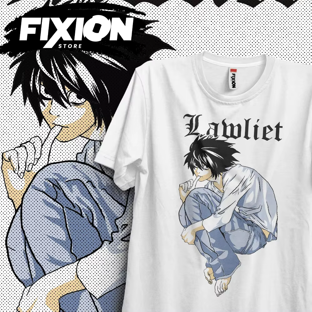 Death Note – L Anime t-shirt Manga cadeau pour amateur d'anime toutes tailles coton