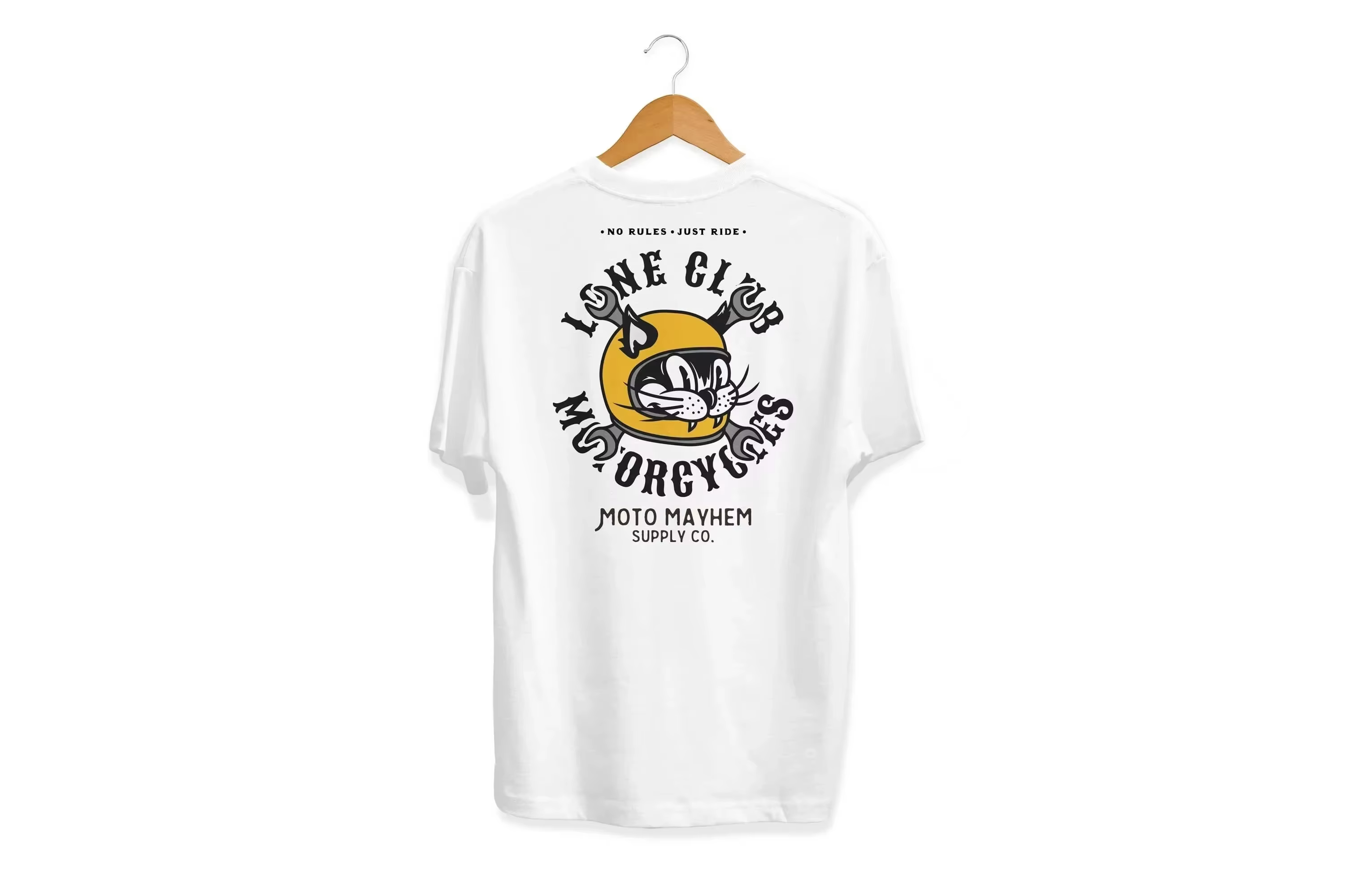 Nouveau solitaire moto Club vélo hommes et femmes coton T-Shirt mode grande taille haut décontracté