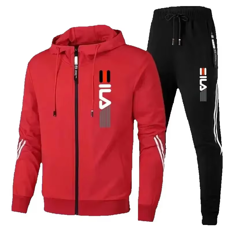 Ensemble de vêtements de sport pour hommes pour le printemps et l'automne 2025 : veste de sport déco