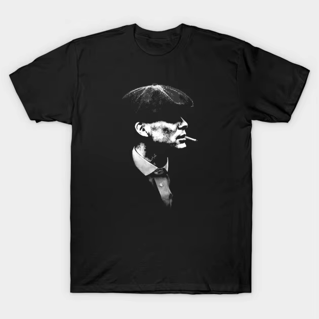 Cillian Murphy - Tommy Shelby - T-shirt graphique pour homme, unisexe, col rond, 100% coton, manches
