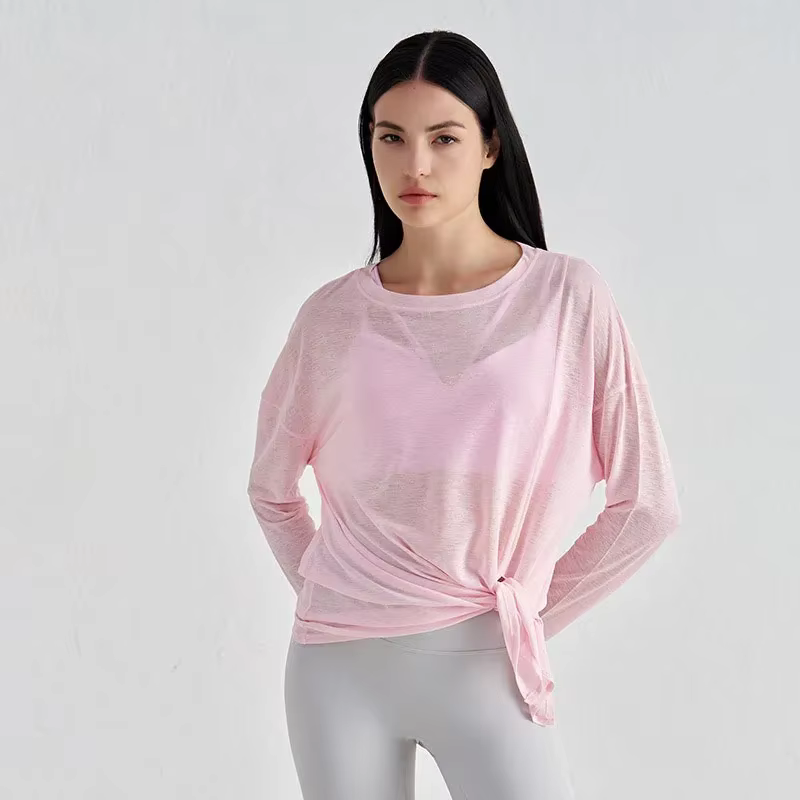 T-shirt de sport pour femmes, respirant, sexy, beauté du dos, vêtements de fitness, séchage rapide, 