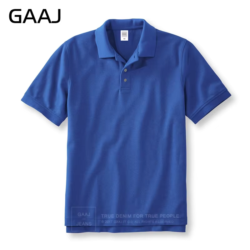 Polo premium pour homme, marque de luxe léger, chemise à manches longues et courtes, 100 % coton, ti