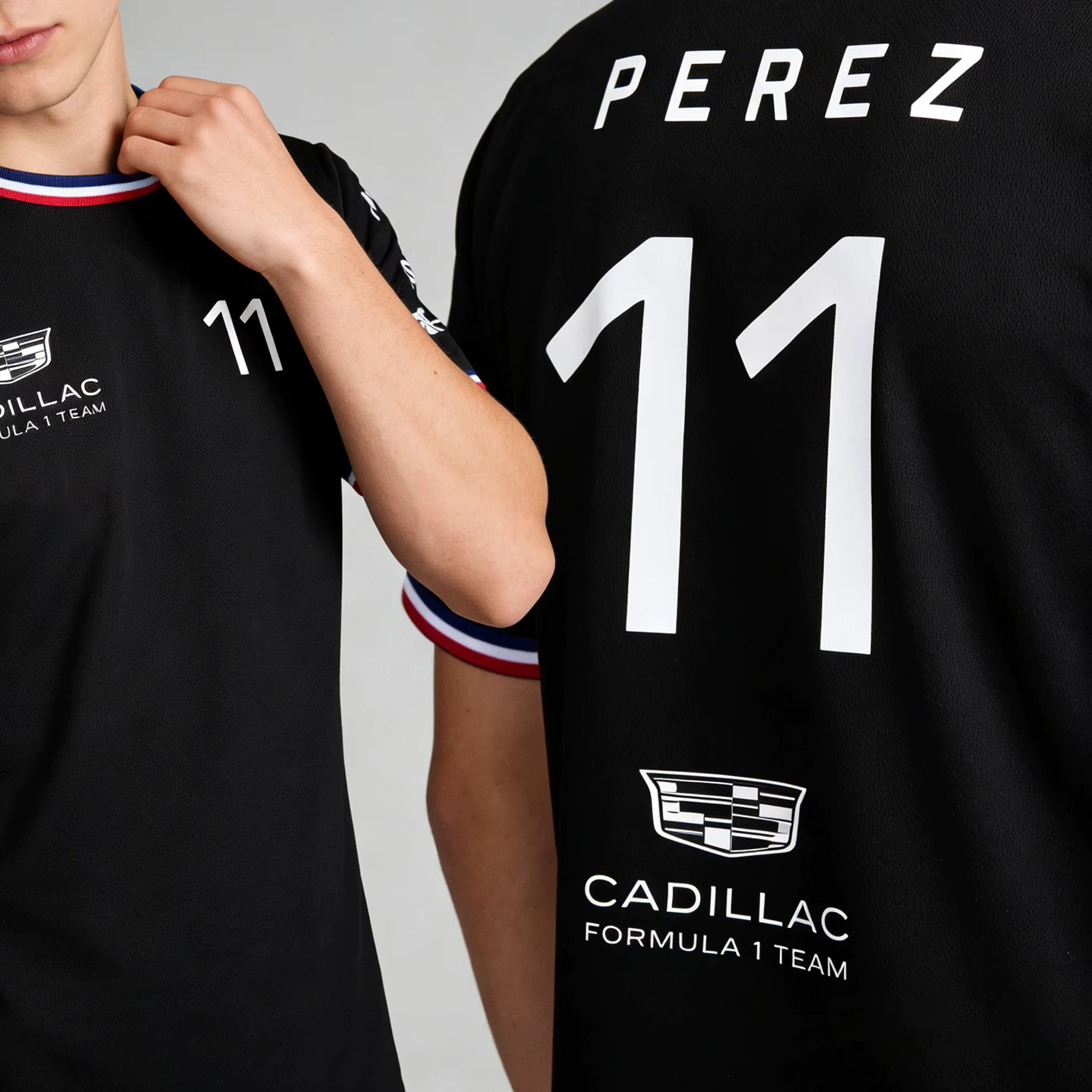 T-shirt respirant à séchage rapide pour sports extrêmes en plein air de l'équipe Cadillac Racing, mo