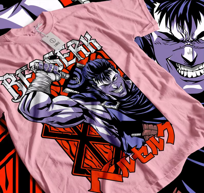 T-shirt manga Berserk, armure Berserker