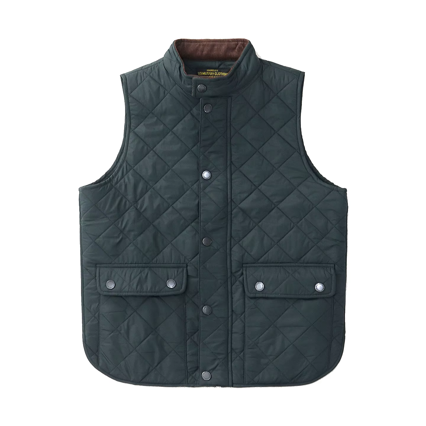 2026 hiver nouveau américain rétro à manches longues Dom matelassé gilet hommes Style Polo 100% Poly