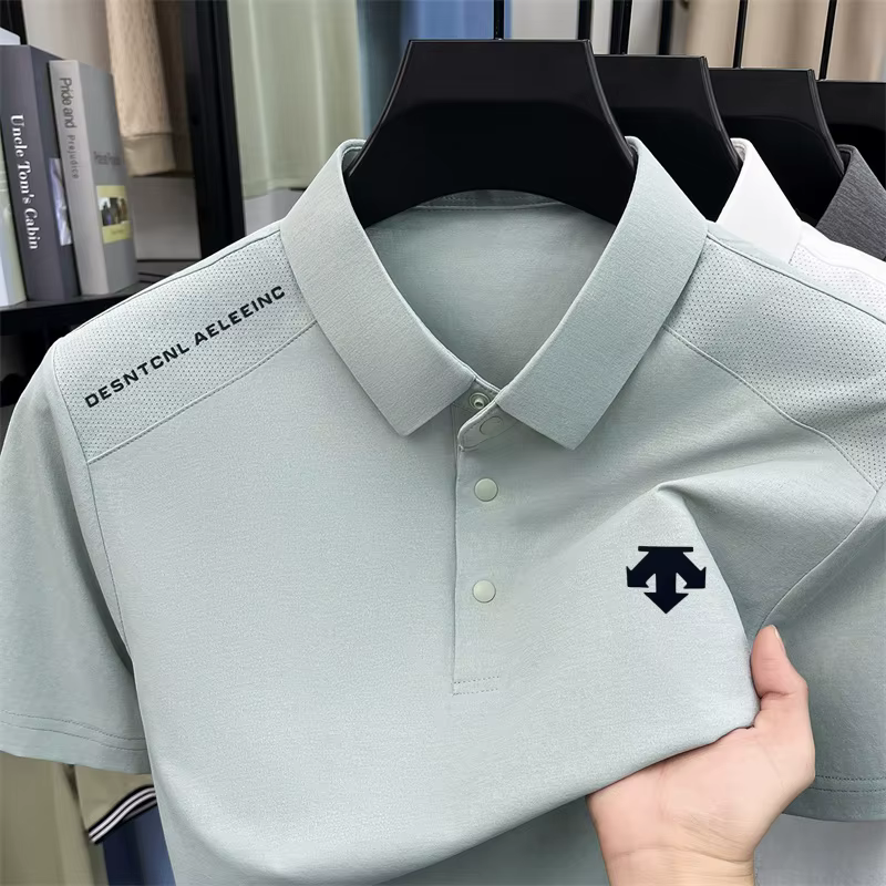 Polo imprimé original pour homme – Nouvelle collection été – T-shirt respirant à manches courtes – T