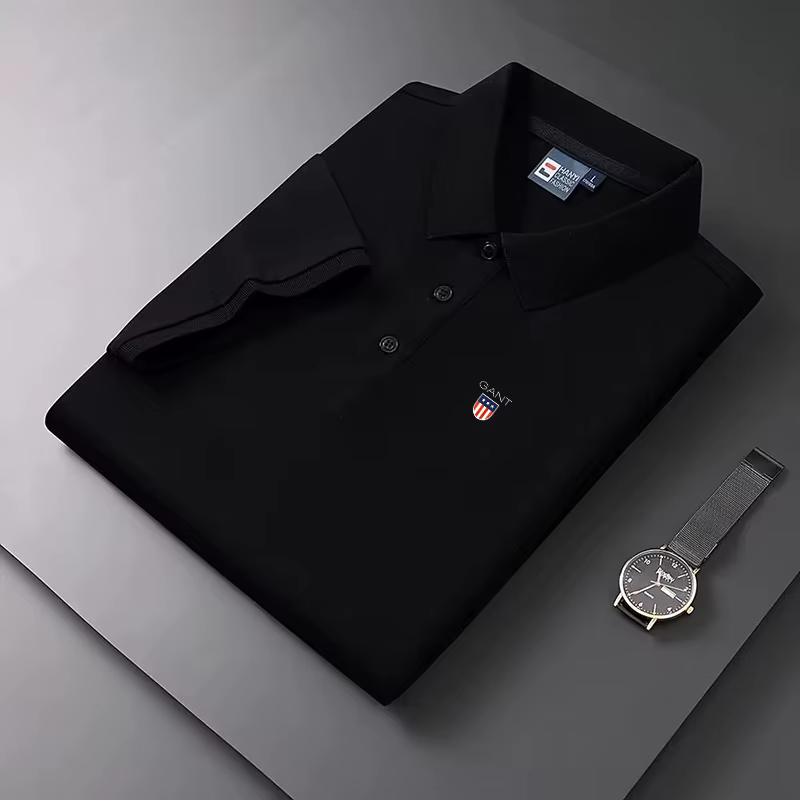 Nouvelle Collection Été 2026 – Polo Homme Anti-boulochage en Maille à Manches Courtes – Style Décont