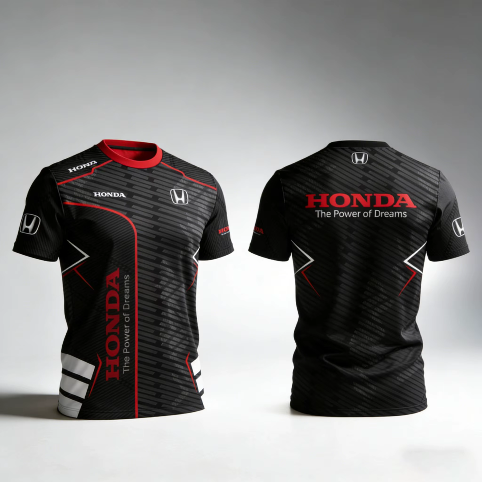 T-shirt de course HONDA, équipe de course Honda, T-shirt environnant, sport, Fitness, activités de p