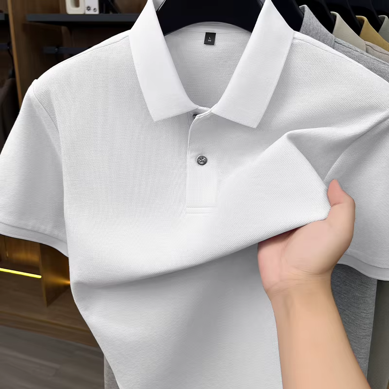 Polo pour homme 100% coton - Coton doux, coupe classique, manches courtes, pour un style décontracté