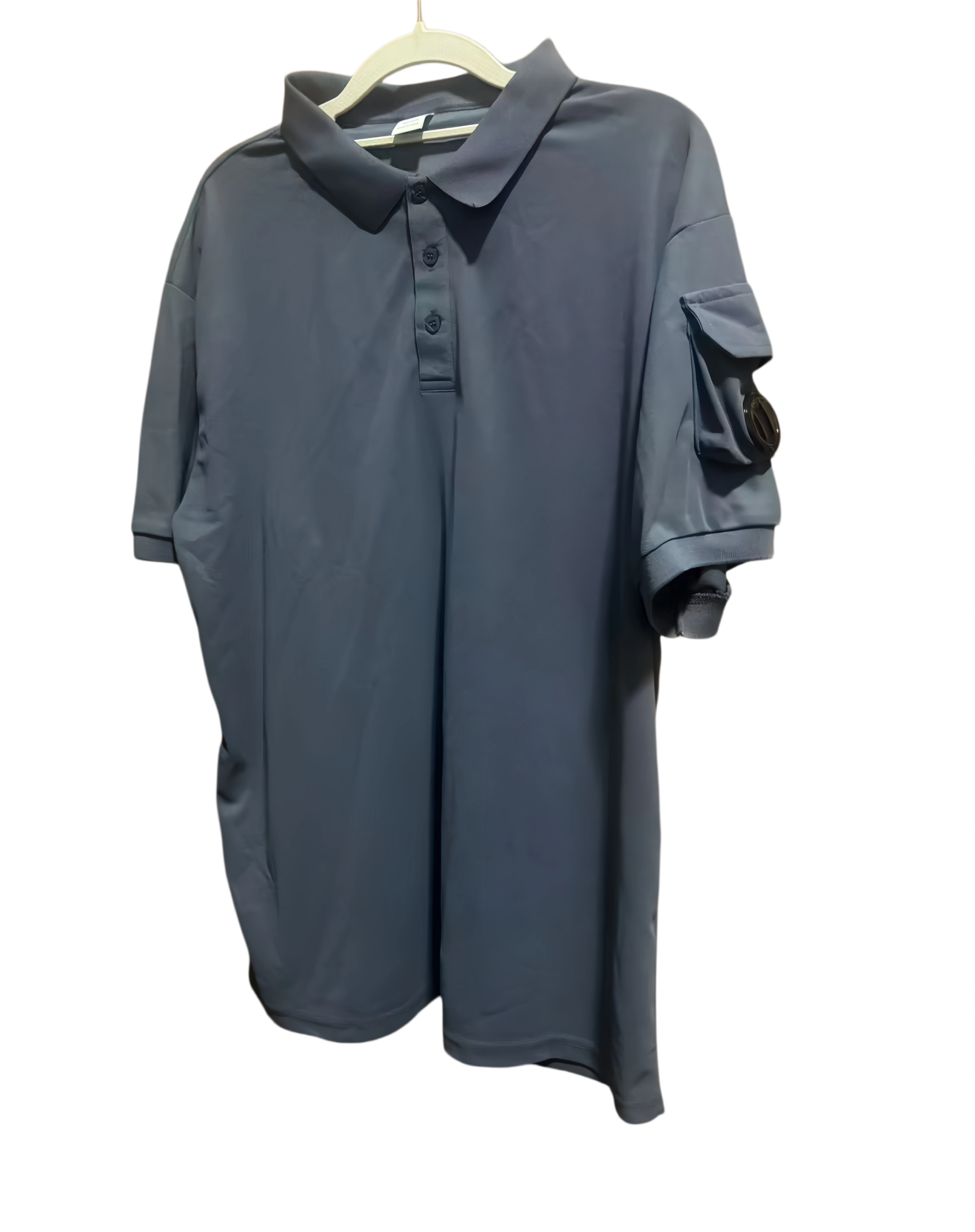 Polo à col boutonné pour homme, style été européen et américain, CP, polo de sport respirant à manch