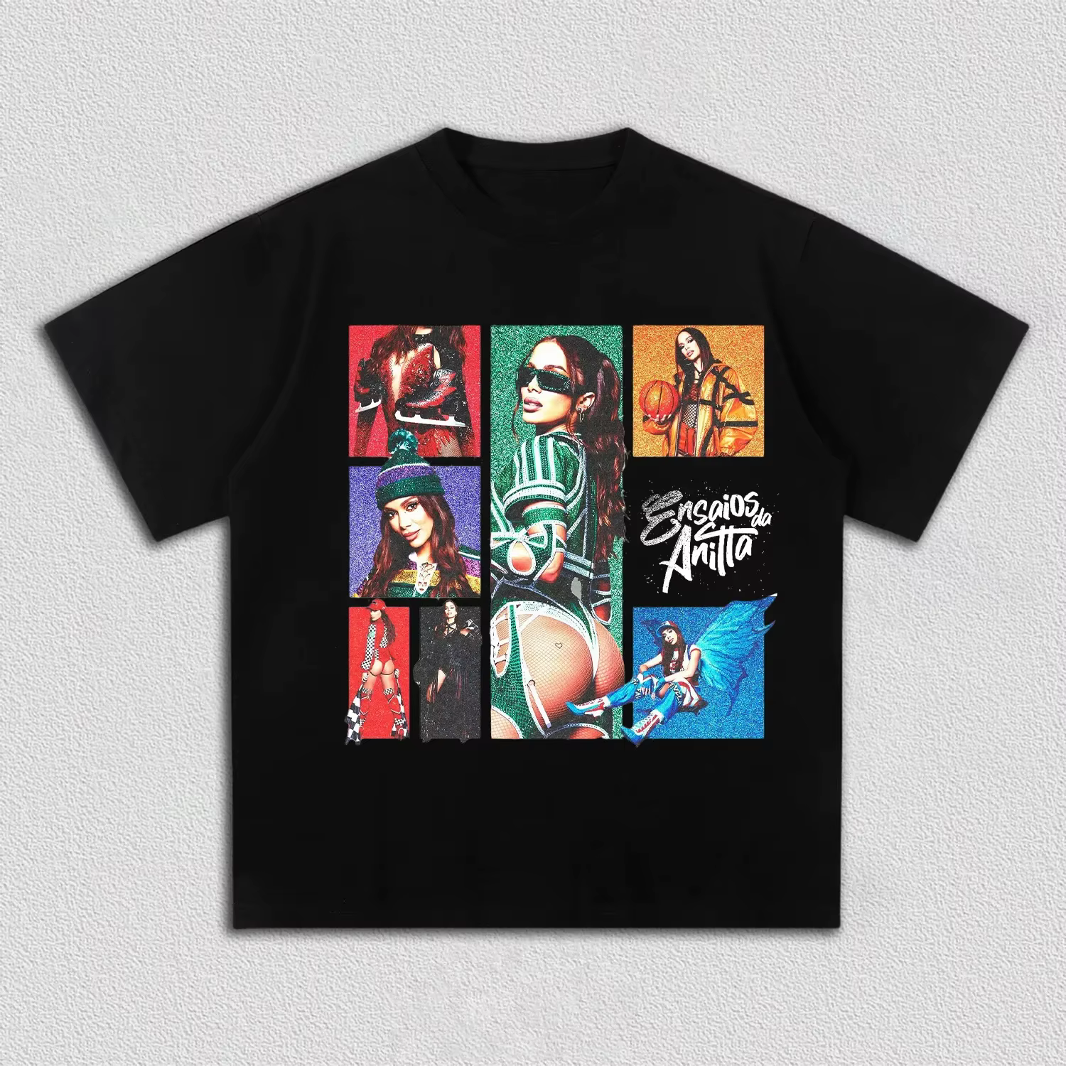 Anitta Photo Queen of Brazilian Pop 2026 Merch T-shirt 100% coton unisexe pour hommes et femmes, T-s