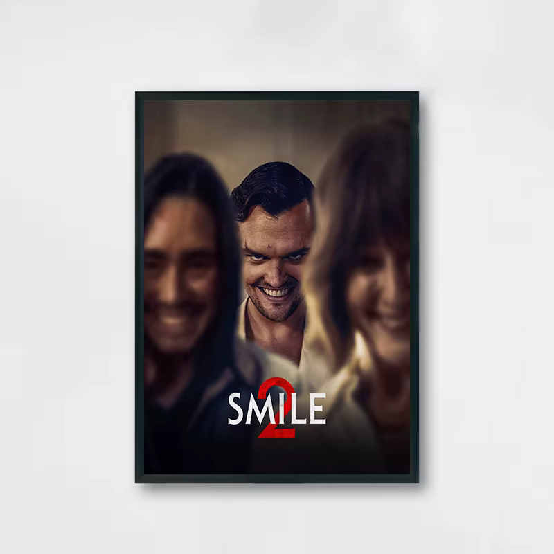 Affiche de films d'horreur américains Smile 2, imprimés de films de thriller, peinture sur toile, im