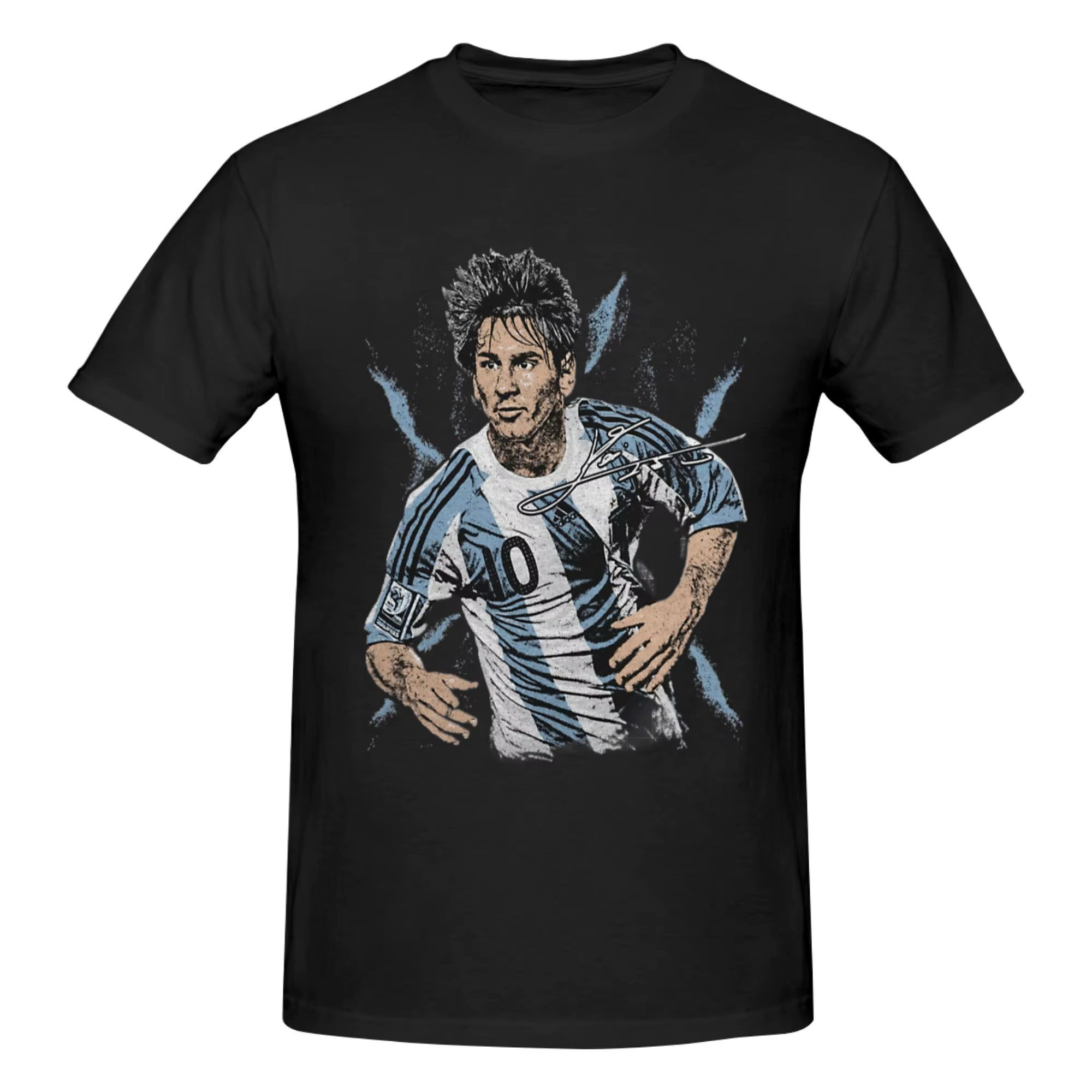 T-shirt imprimé drôle Lionel Messi Forever The GOAT pour hommes et femmes, t-shirt unisexe, sport po