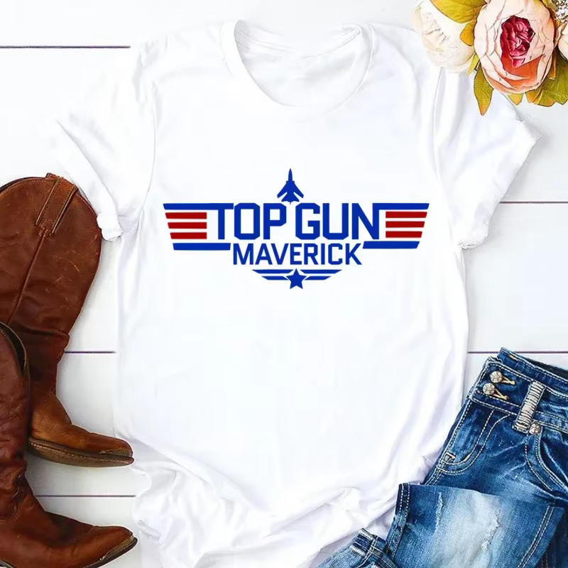 T-shirt Femme Top Gun Maverick Goose, Style Harajuku Coréen, Motifs Graphiques, T-shirt Kawaii pour 