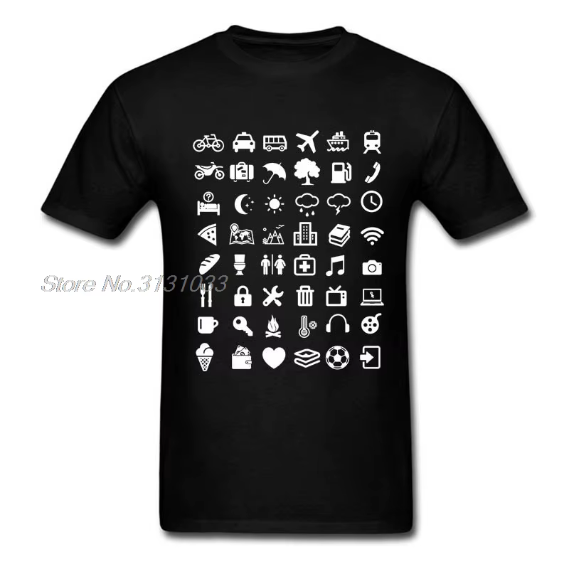 T-shirt humoristique unisexe avec icône de voyage, tee-shirt pour hommes, été, voyageur, sac à dos, 