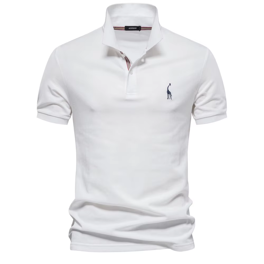 Chemises polo pour hommes AIOPESON, nouvelle marque, en coton, manches courtes, grande quantité, cou