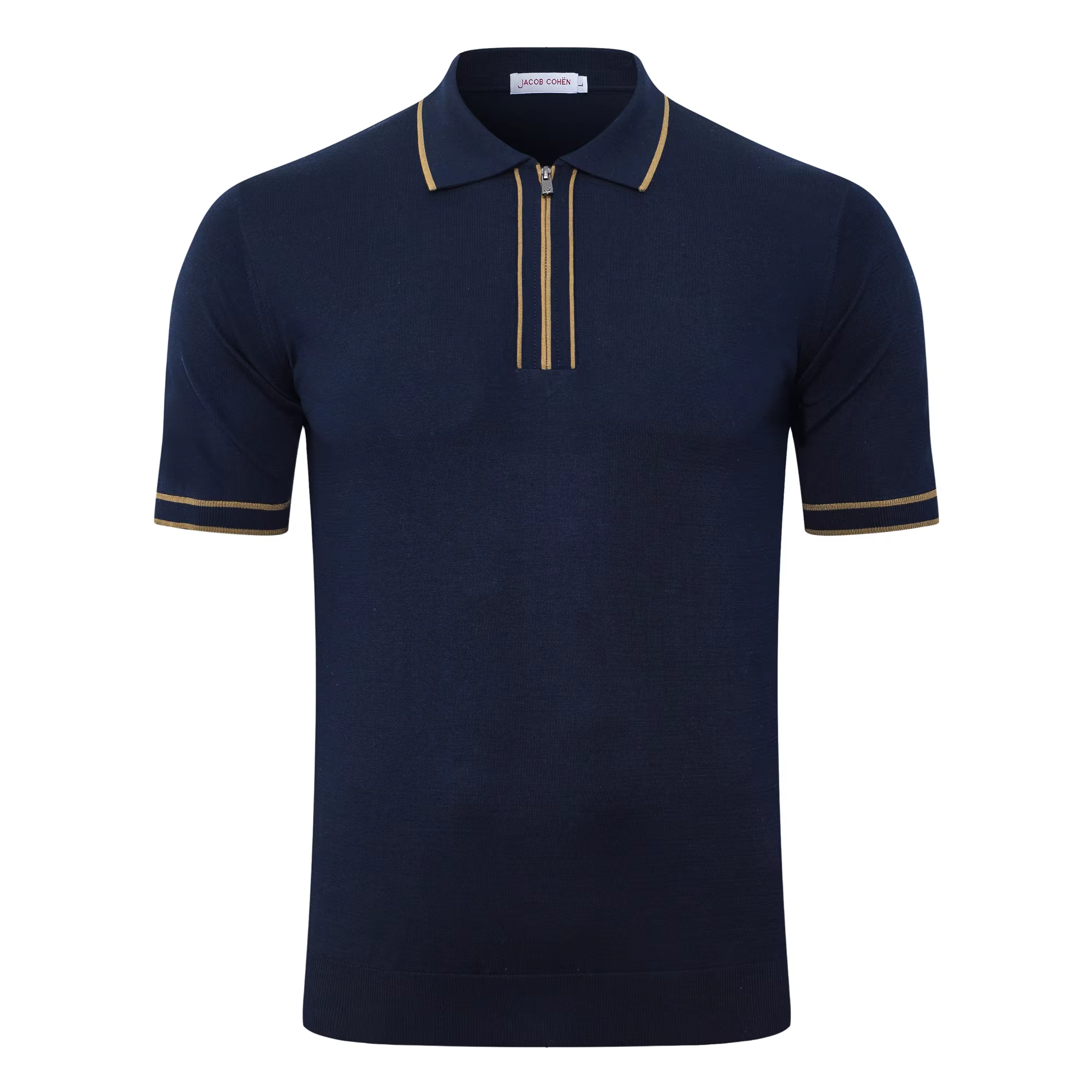 Polo en soie OECHSLI pour homme, nouvelle collection 2026, broderie, manches courtes élastiques, fer