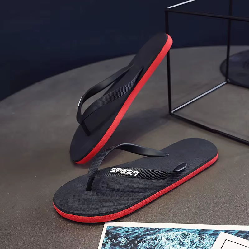 Sandales de plage d'été faites à la main, nouveau Style, tongs simples de couleur unie, pantoufles d