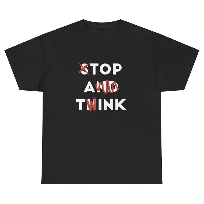 T-shirt drôle Top A Twink, humorisme adulte inapproprié, blagues, T-shirt graphique pour femmes, vêt