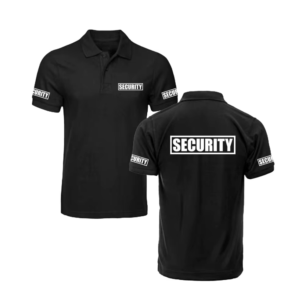 Polo de Sécurité Classique pour Homme – Uniforme de Garde et de Protection – Vêtement de Travail d'E
