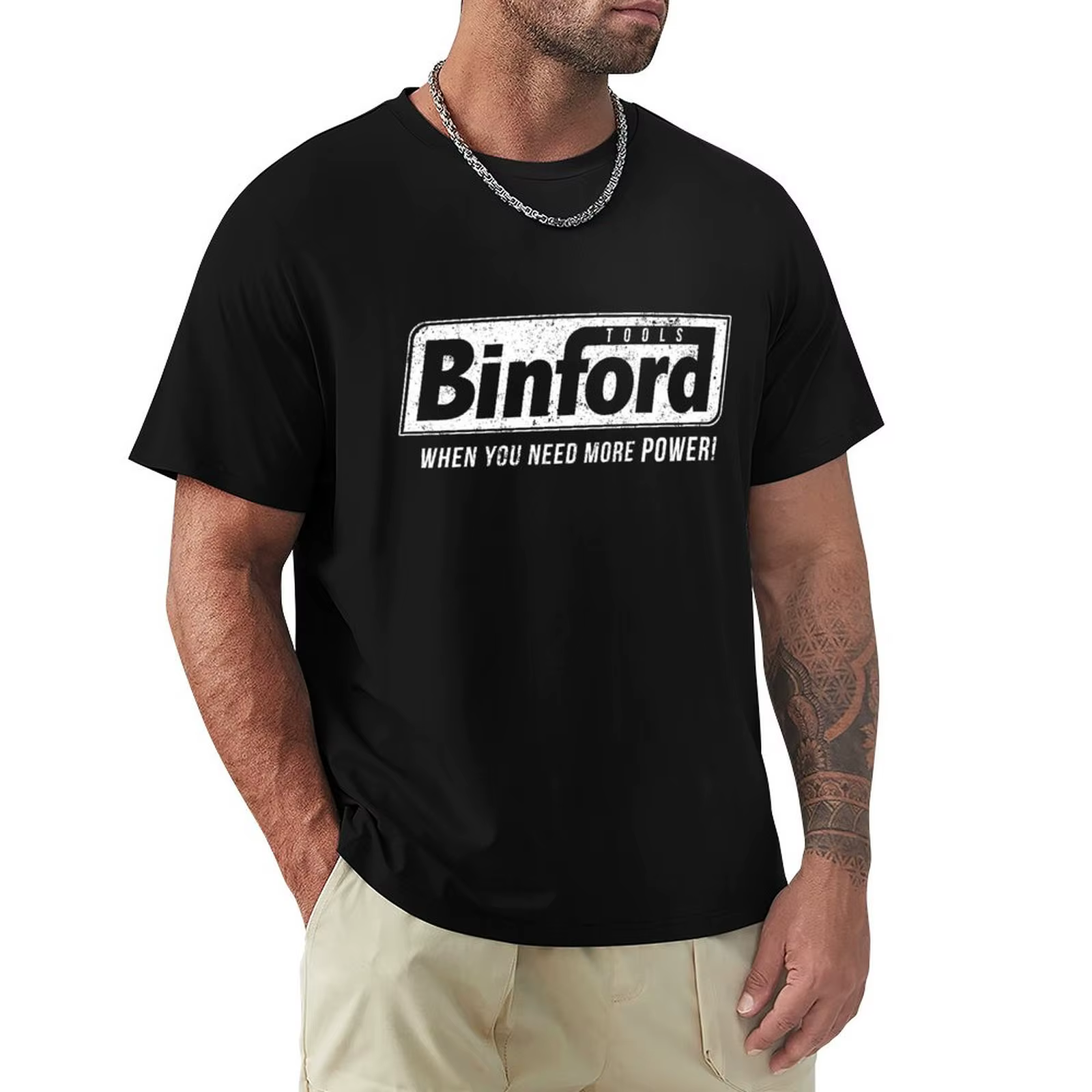Humour T-Shirt coton Binford outils T-Shirt à manches courtes T-Shirt drôle t-shirts drôle T-Shirt h
