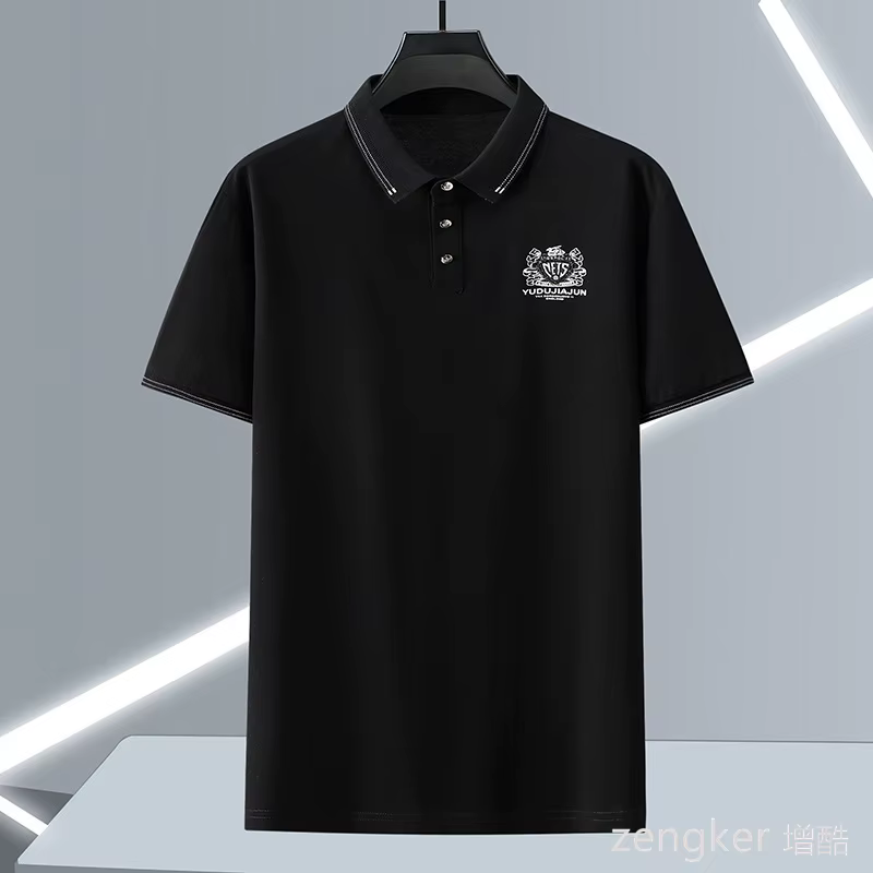 Polo grande taille à manches courtes pour hommes, T-Shirt Paul à la mode, vêtements tendance pour gr
