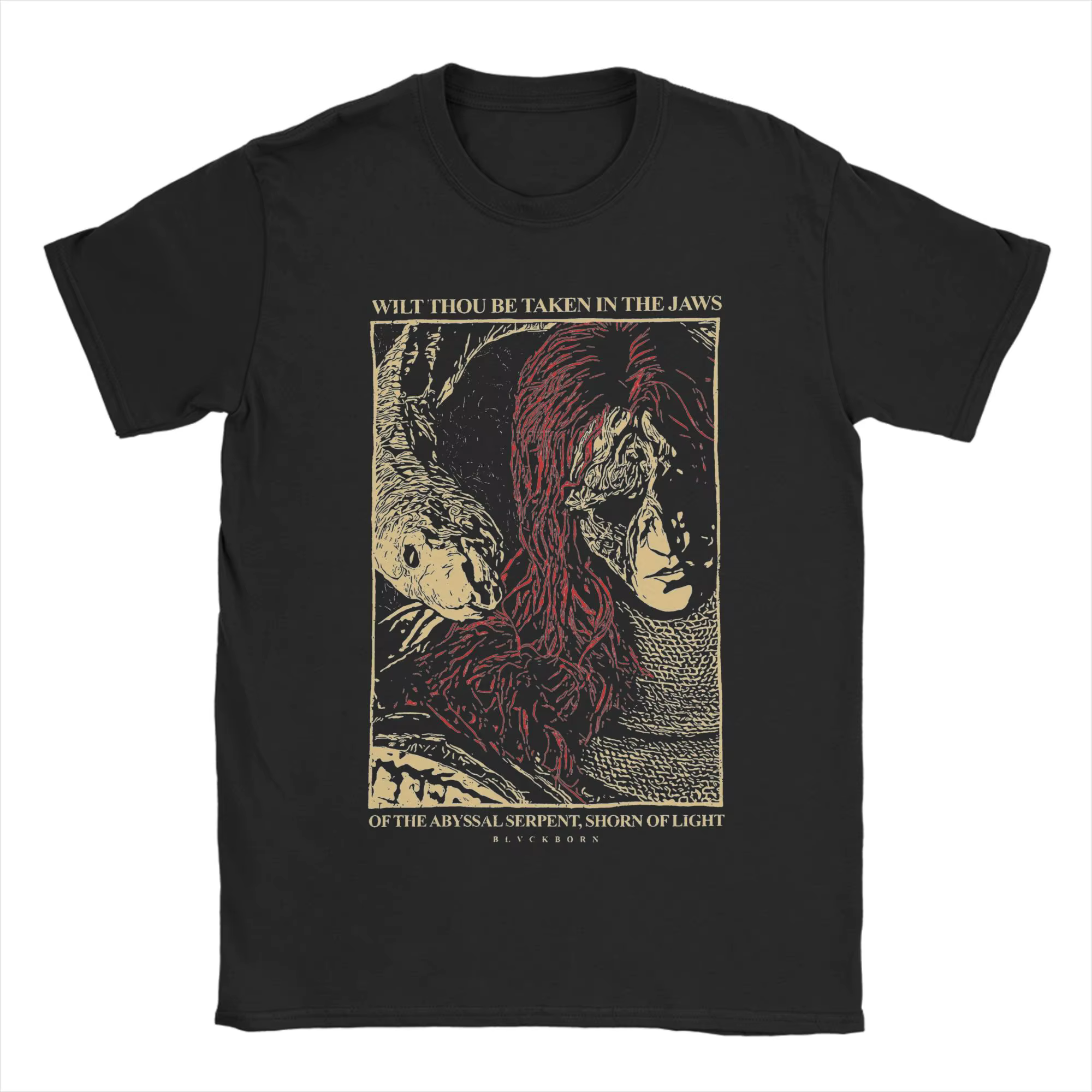 T-shirt Eldened Ringed Messmer pour hommes, en pur coton, Vintage, col rond, manches courtes, vêteme