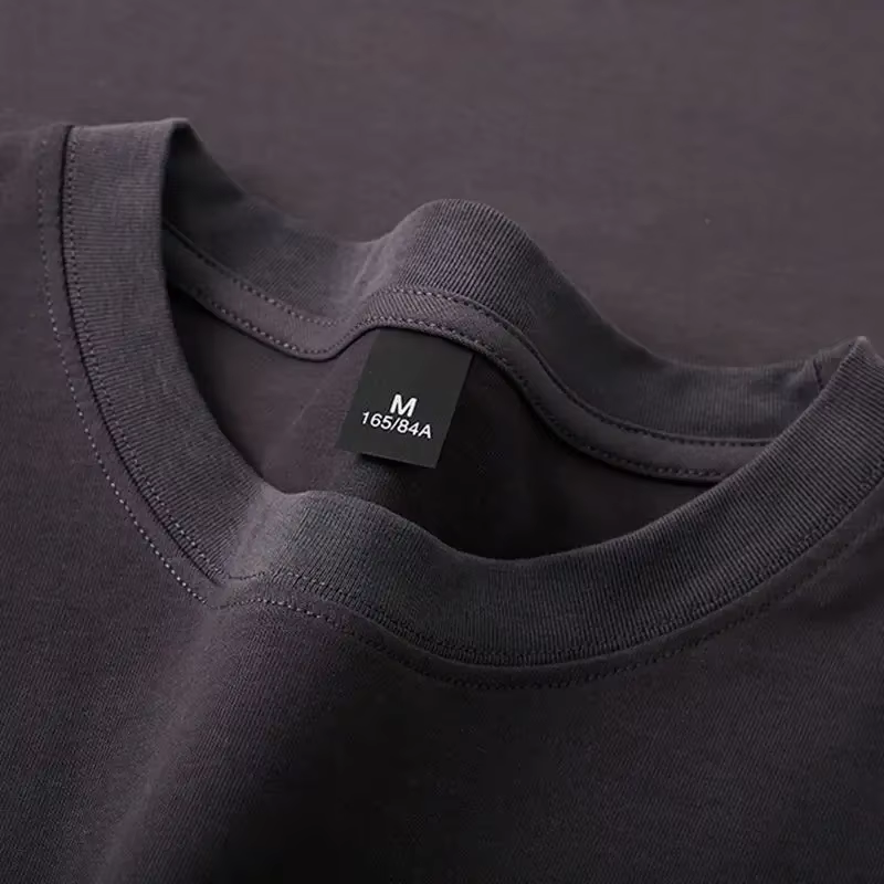 600 grammes 100% coton hommes surdimensionné lourd t-shirt été femmes à manches courtes haut décontr