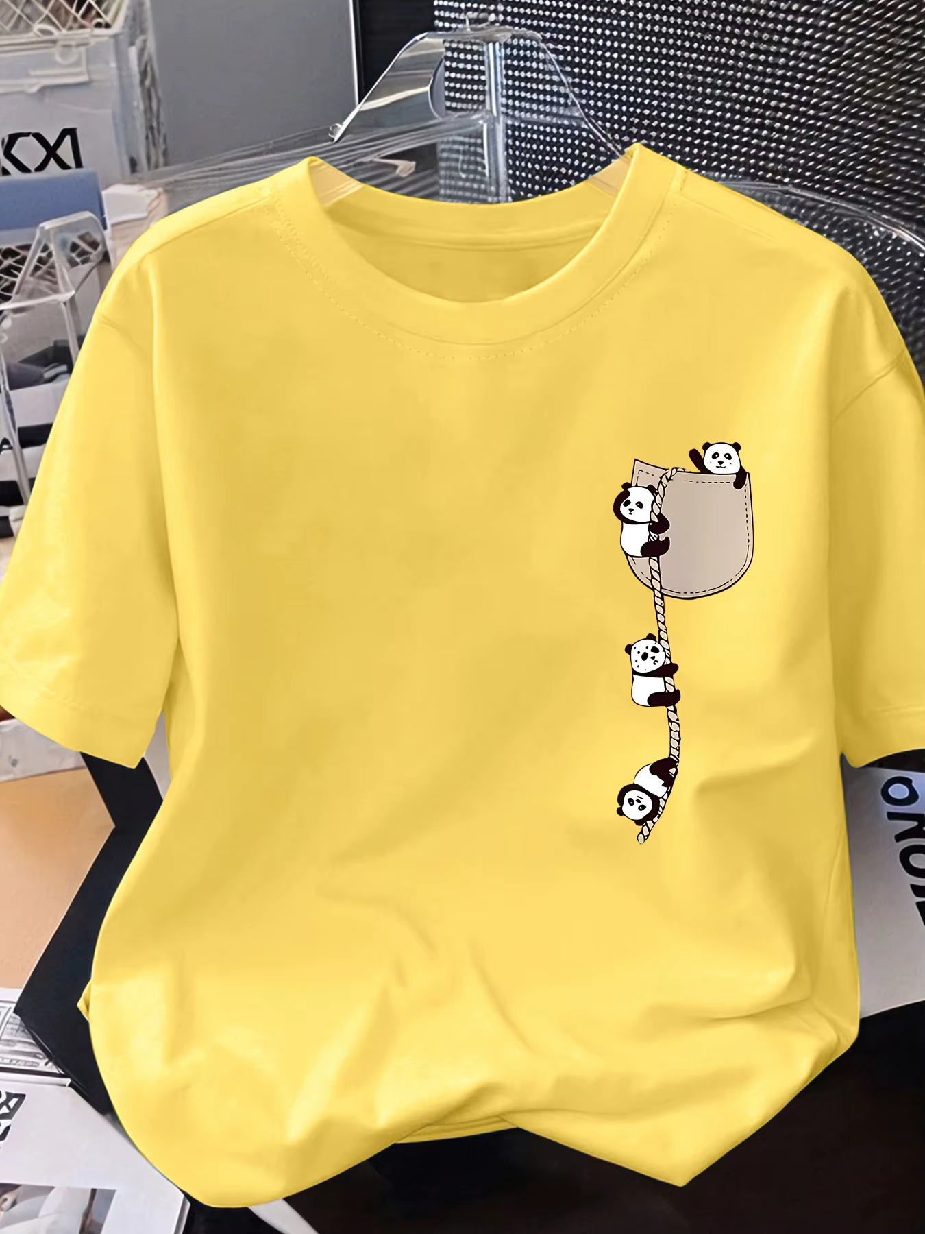Nouvelle Collection 2026 - T-shirt Décontracté d'Été à Manches Courtes pour Femme, Col Rond, Imprimé