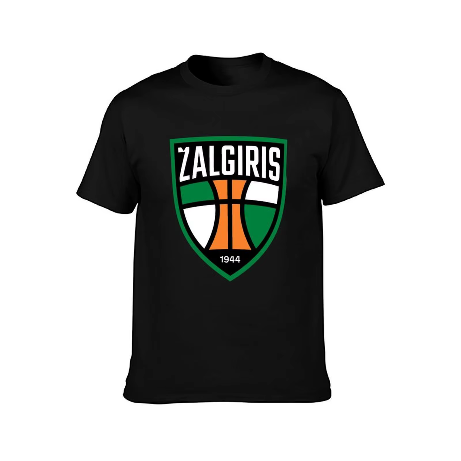 Nouveau T-shirt Homme ZALGIRIS 1944 avec Logo de Basketball, Imprimé Vintage d'Équipe Sportive, en C