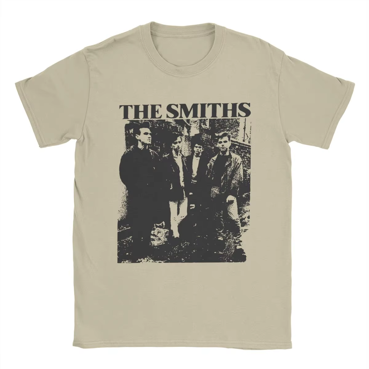 The Smiths Vintage crayon dessin Style T-Shirt pour hommes musique décontracté pur coton T-Shirt O m