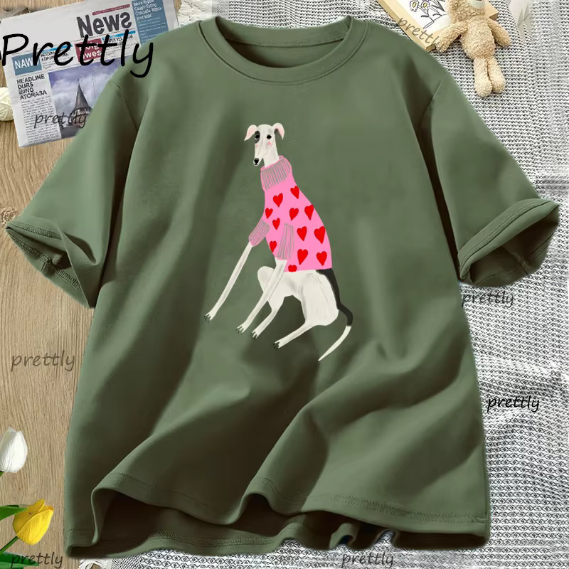 Chiot drôle T-shirt hommes femmes mignon chien de compagnie T-shirt imprimé haute qualité coton à ma