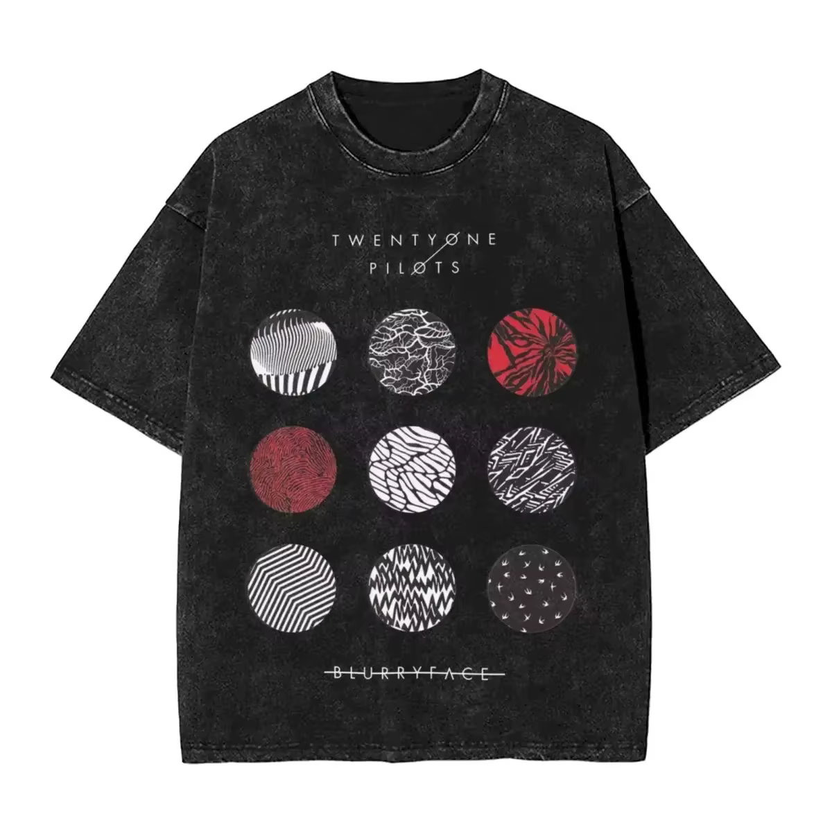 2025 vingt et un pilotes hommes femmes lavé marquage à chaud impression T-Shirt Harajuku coton T-Shi