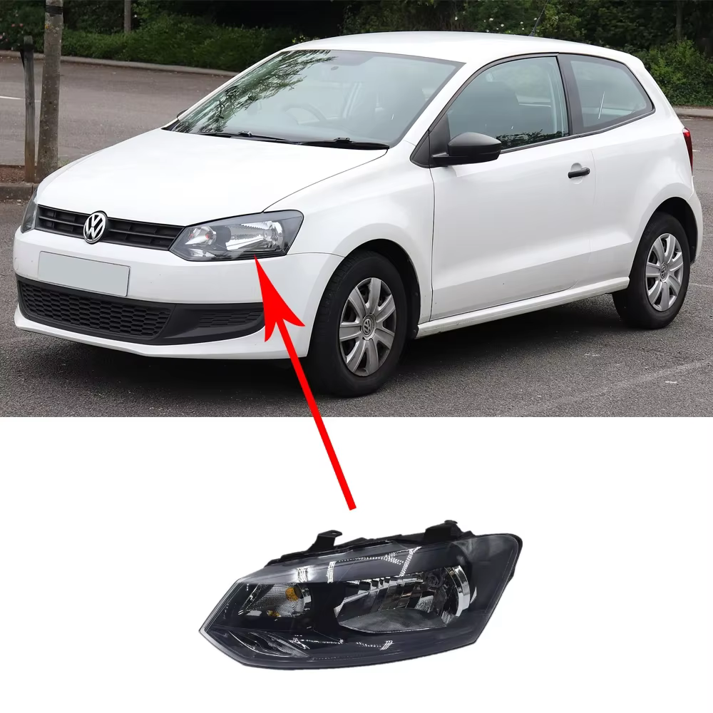 Ensemble d'éclairage de sauna de voiture pour Volkswagen, phare antibrouillard avant, lampe latérale