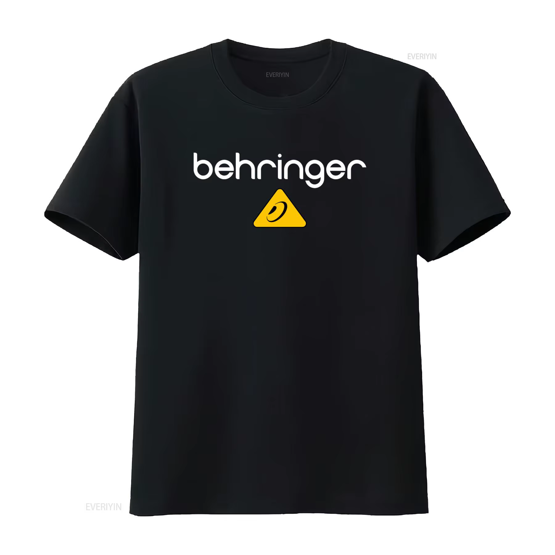 T-shirt en coton épais pour homme avec logo Behringer, élégant et confortable pour les passionnés de