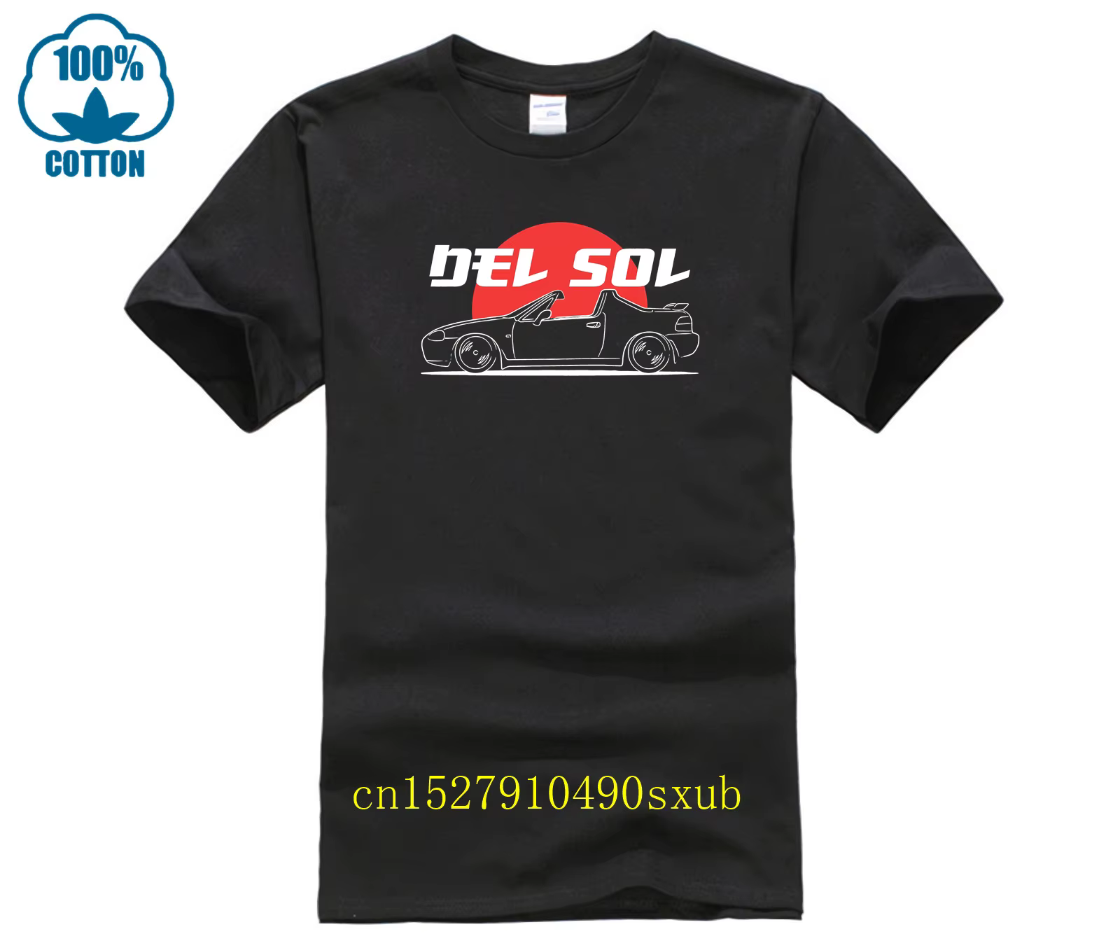 JDM Del Sol T-shirt unisexe JDM Legend Car, vêtements automobiles pour les gars de voiture, cadeau p