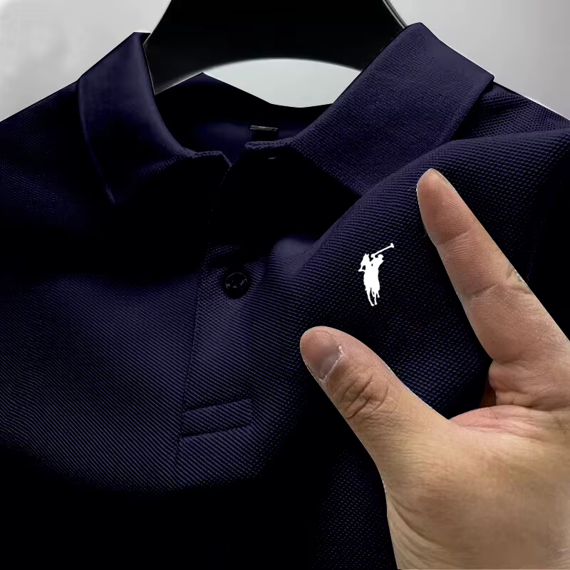 Polo à manches courtes pour homme de marque de luxe, imprimé haut de gamme, mode estivale, t-shirt à