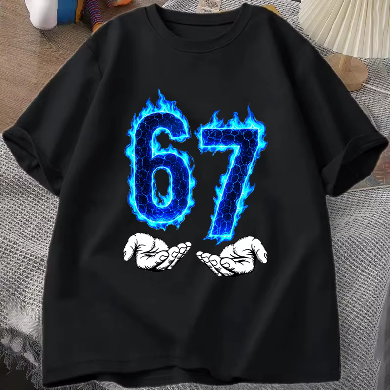 Nouveau T-shirt Meme pour Hommes et Femmes, Imprimé Amusant, Manches Courtes d'Été, Coupe Ample et C